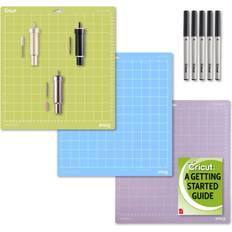 Office Supplies Cricut Maker and Explore Air 2 Blade Kit: Variety 3 GripMats, Pen
