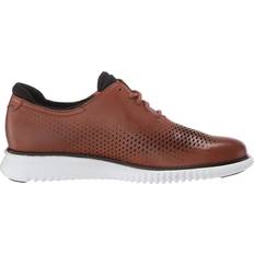 Oxford Cole Haan 2.Zerøgrand Lined Laser Wingtip - British Tan/Ivory