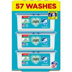 Fairy Cleaning Equipment & Cleaning Agents Fairy Non Bio Washing Liquid Capsules 19 Washes 3-pack