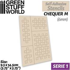 Self-adhesive Stencils Chequer M 6mm