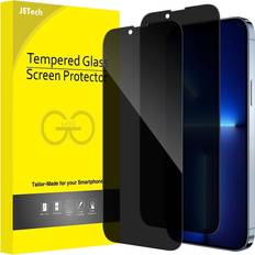JeTech Privacy Full Coverage Screen Protector for iPhone 13 Pro Max 2-Pack