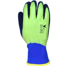 Disposable Gloves Men's Double Microfoam Latex Coated Gloves, Pairs Blue Blue