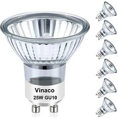 GU10 Halogen Lamps Assorted Vinaco gu10 120v 25w bulb candle warmer 6pcs gu10 c 120v 25w halogen light bu
