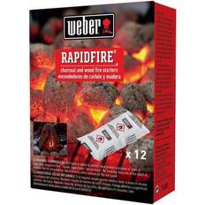 Weber Starters Weber rapid fire odorless lighter pack 12-pack 7480