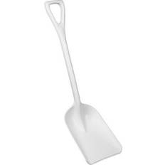 Wide White One-Piece Polypropylene Food Service Shovel 69815