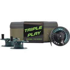 Cheeky Sighter Triple Play Fly Reel Black/Emerald C-SIG-350-TBE