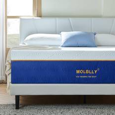 Molblly 12 Inch Cooling Gel Memory King Polyether Mattress