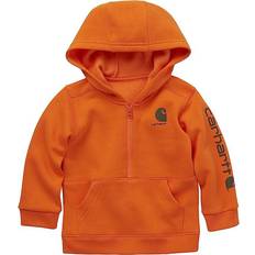 Carhartt Boy's Long-Sleeve Half-Zip Sweatshirt - Exotic Orange
