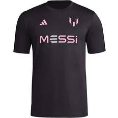 Adidas Sports Fan Apparel adidas Men's Messi Wordmark Soccer T-Shirt Black