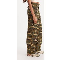Levi's Pants Levi's Womens Mid Rise Baggy Cargo Jean, 29, Green Green