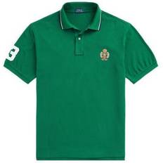 Polo Ralph Lauren Men Polo Shirts Polo Ralph Lauren Crest Mesh Shirt Primary Green Tall