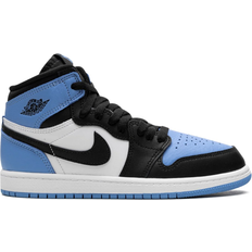 Blue Sport Shoes Nike Jordan 1 Retro High OG PS - University Blue/Black/White