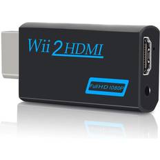 Av til hdmi adapter Kabler Zeato Wii to HDMI Converter