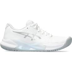 Asics Racket Sport Shoes Asics GEL-Challenger Women's Tennis Shoes White/Pure Silver