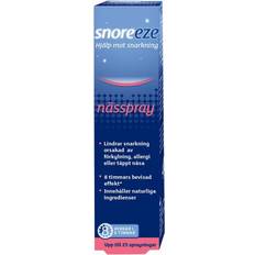 Nesespray Reseptfrie legemidler Snoreeze Snoring Relief 10ml Nesespray