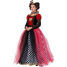 Fun Women's Ravishing Queen of Hearts Fancy Dress Costume