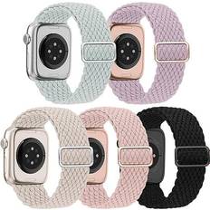 Braided Stretchy Adjustable Straps for Apple Watch 40/41/42/44/45/49MM