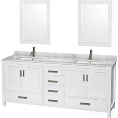 Vanity Units for Double Basins Wyndham Collection WCS141480DUNSM24 Sheffield Double