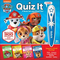 Baby Toys Paw Patrol Quiz it 4-Book Set and Smart Pen Spiral