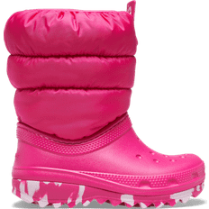 Crocs Vintersko Crocs Kid's Classic Neo Puff Boot - Candy Pink