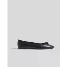 Low Shoes on sale Michael Kors Leather Ballet Flat Black