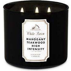 White Barn MAHOGANY TEAKWOOD INTENSE 3 Wick Scented Candle bath and body  works