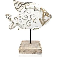 Wooden Fish Sculpture Beau Butter Fish
