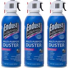 Endust 11384 Air Duster With Bitterant For Electronic Equipment, 10 Oz Can, Pack