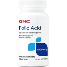 GNC Vitamins & Supplements GNC Folic Acid 1000 mcg Supports Healthy Fetal