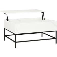 Rectangle - White Coffee Tables Homcom Lift Top Coffee Table 23.8x35.5"