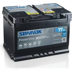 Batterier - Bilbatterier - Kjøretøybatterier Batterier & Ladere Sønnak Powerline SA770