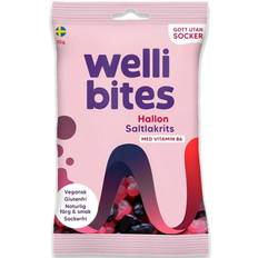Lakris Wellibites Raspberries & Salted Licorice 70g 1pakk