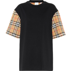 Burberry Tops Burberry Vintage Check T-shirt - Black