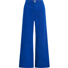 Favorite Daughter The Mischa High Rise Wide Leg Ankle Jeans - Electric Blue
