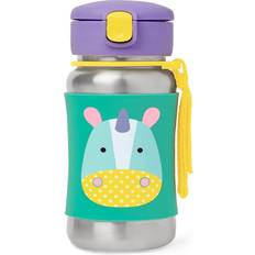 Skip Hop Water Bottle Skip Hop Zoo Stainless Steel Vandflaske med Sugerør Unicorn