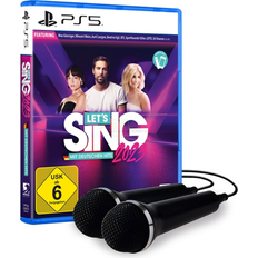 Let's Sing 2023 German Version + 2 Mics (PS5)