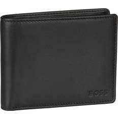 Hugo Boss Wallets Hugo Boss Asolo Leather Billfold Wallet with Logo Coin Pocket