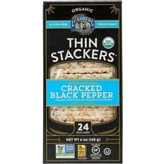 Crackers & Crispbreads Organic Thin Stackers, Puffed Grain Cracked
