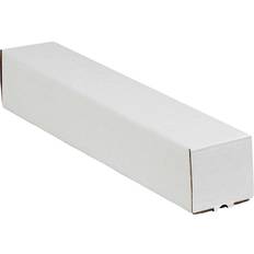 Global Industrial Box Partners Square Mailing Tubes 3x3x25 White 25/BDL BXP M3325