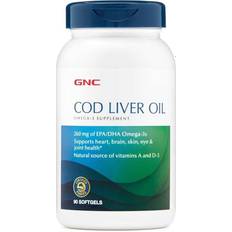 GNC Vitamins & Supplements GNC Cod Liver Oil Softgels 90