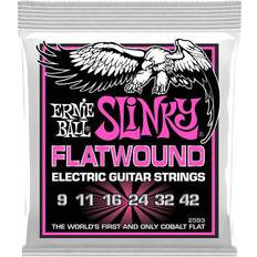 Ernie ball super slinky Ernie Ball Super Slinky Flatwound Electric Guitar Strings 9-42