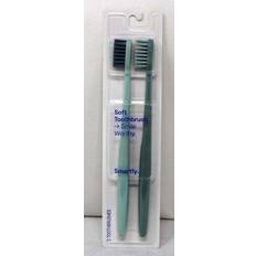 Smartly Manual Toothbrush Soft 6 Pack Green
