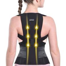 VANRORA Posture Corrector for Women and Men, Fully Adjustable & Comfy Upper  Back Brace, Support Straightener for Spine, Back, Neck, Clavicle and  Shoulder, Improves Posture and Pain Relief (Small/Medium) : :  Health