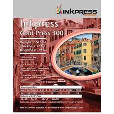 Inkpress Cold Press 300 Matte Photo Paper 8.5x11" 25 Sheets