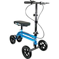 Wheel Chairs Kneerover economy knee scooter steerable knee walker in metallic blue