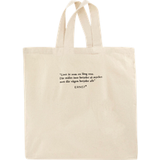 Tote bags Vesker Ernst Tote Bag With Quote 43x45 Cm Bags & Backpacks Cotton Nature 309909