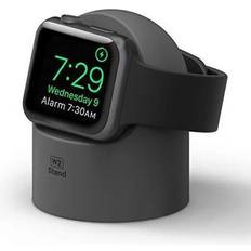 Apple watch dock Elago Apple Watch Stand Charging Dock Compatible with Apple Watch Series Ultra/8/SE2/7/6/SE/5/4/3/2/1 49mm 45mm 44mm 42mm 41mm 40mm 38mm Simple Design Dark Grey