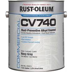 Rust-Oleum 255613 Interior/Exterior Paint, Glossy, Alkyd Gray 0.2gal