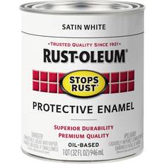 Rust-Oleum Stops Satin Wood Paint White