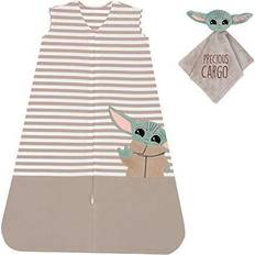 Lambs & Ivy Baby Nests & Blankets Lambs & Ivy star wars mandalorian baby yoda wearable blanket/lovey gift set 2pc